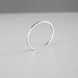 Edge Bracelet Polished Silver / 3mm