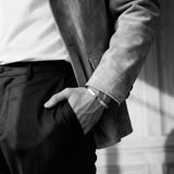 Edge Bracelet Polished Silver / 6mm