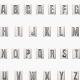 Alphabet letters from A to Z on a white background