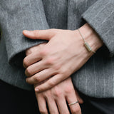 Pyramid Bracelet Silver