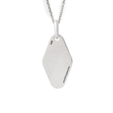 Asymmetric Tag Necklace