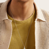 Asymmetric Tag Necklace