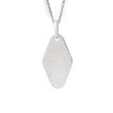 Asymmetric Tag Necklace