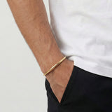 Bangle Bracelet Polished Gold