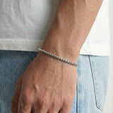 Box Chain Bracelet Silver