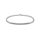 Chain ID Bracelet Silver / 3mm