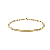 Chain ID Bracelet Gold / 3mm