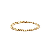 Curb Bracelet Gold / 6mm