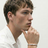 Edge Bracelet Brushed Silver / 6mm