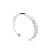Edge Bracelet Polished Silver / Horizontal