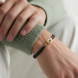 Interlaced Cord Bracelet Gold