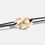 Double Octagon Bracelet Gold