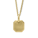 Octagonal Necklace Gold