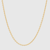 Plain Chain Necklace Gold