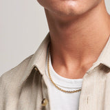 Plain Chain Necklace Gold