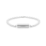 Pyramid Bracelet Silver