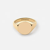 Signet Ring Gold / Round