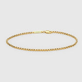 Square Chain Bracelet Gold