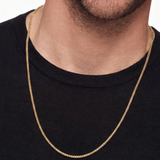 Wheat Chain Necklace Gold