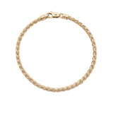 Wheat Chain Bracelet Gold