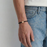 Star Cord Bracelet White