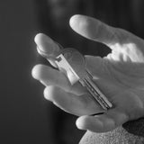 Rectangular Keyring Polished Silver