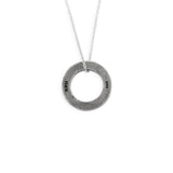 Track Necklace Vintage Silver