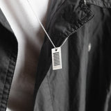 Watari-um Necklace Polished Silver